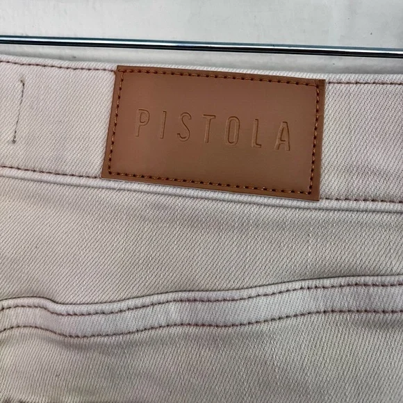 Pistola Mid Rise Skinny Jeans in Cream/Beige, SZ 26 EUC - Picture 6 of 6